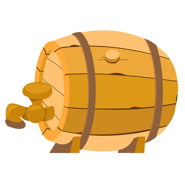 Wooden barrel for alcoholic beverages. — Stock Photo, Image