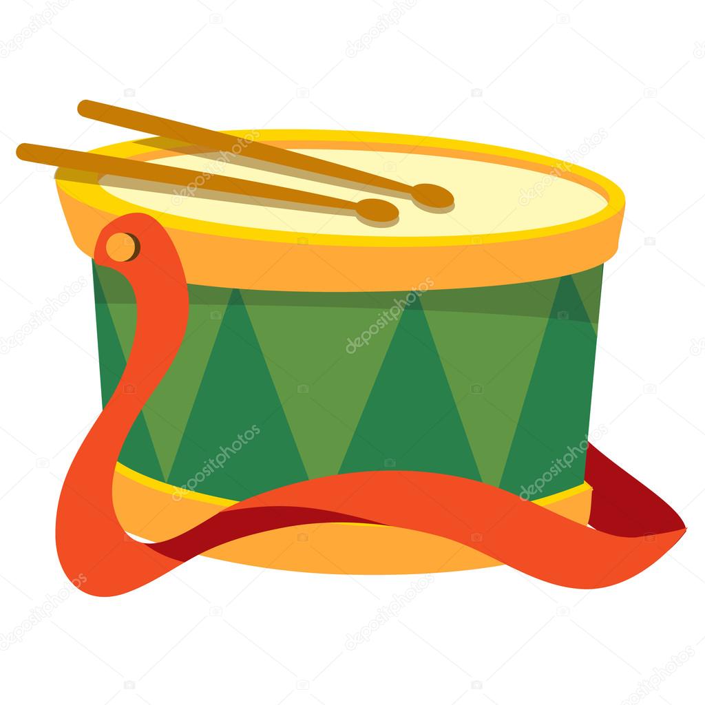 Green drum. Attributes of St. Patrick.