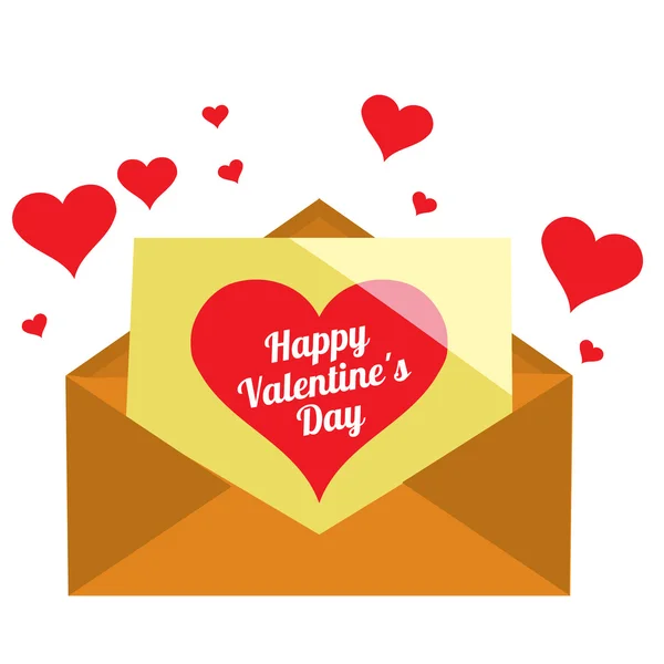 Ritning papper kuvert med röd paprika för hälsningar och kärleksförklaringar. Utforma objekt för alla hjärtans dag, bröllop, romantisk rendezvous. — Stockfoto