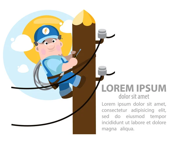 Infographics energetics, electrician, energetics — Stock Photo, Image