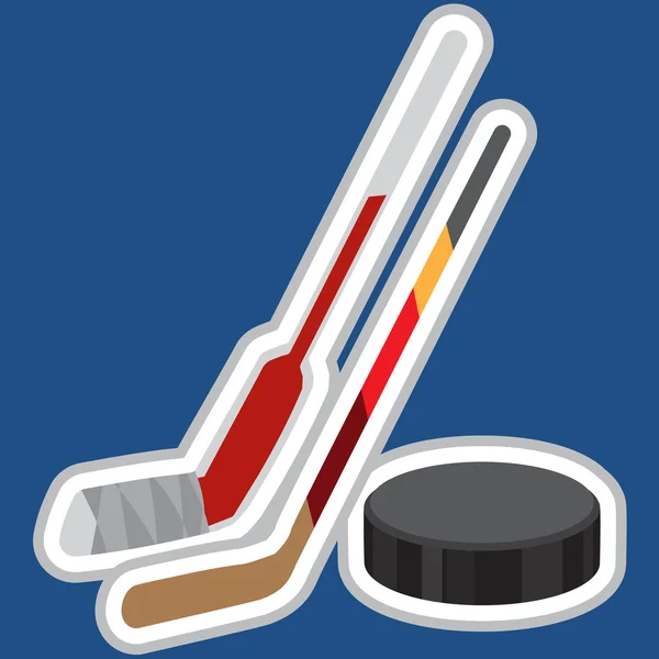 Stick and puck sports equipment. ⬇ Vector Image by © filkusto Vector