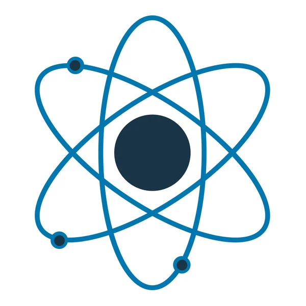 Il simbolo e i nuclei atomici . — Vettoriale Stock