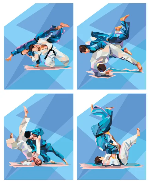 Judo — Vector de stock