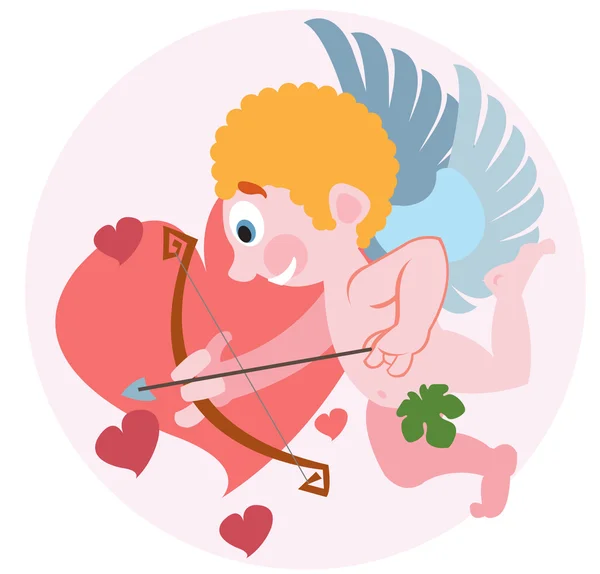 Cupid angel — Stock Vector