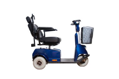 Tek kullanımlık insanlar için motorize tekerlekli sandalye