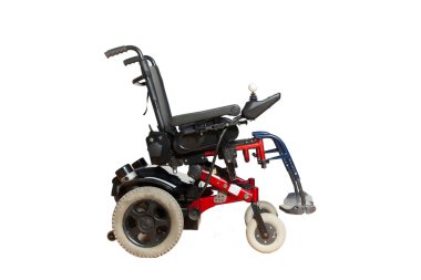 motorised wheelchair for disposable people clipart