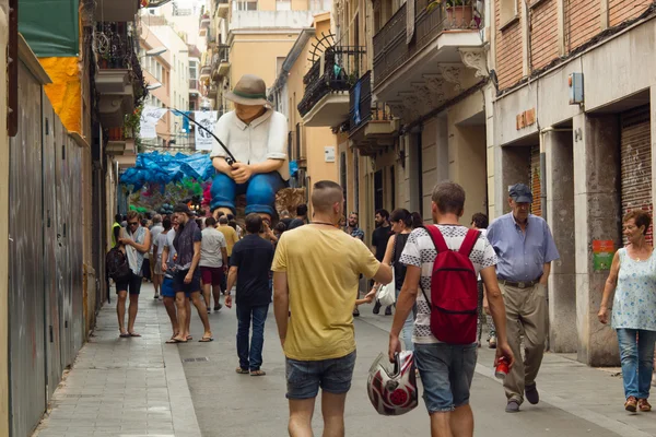 Barcelona Spain August 2016 Annual Fiesta Major Gracia Barcelona 2016 — Stock Photo, Image