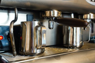 Çelik kahve makinesi kahve makinesi ile çelik sürahi