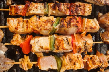 Barbekü et mangal üzerinde ızgara Stick