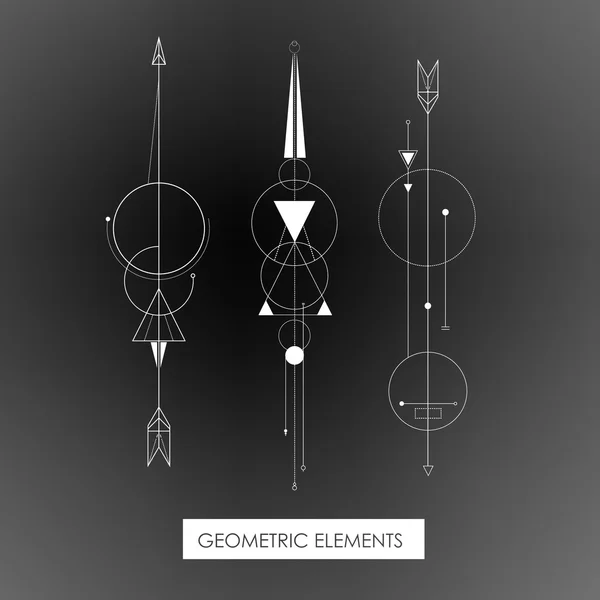 Éléments géométriques tribaux . — Image vectorielle