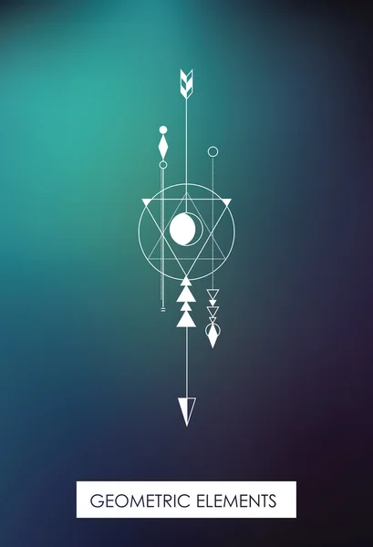 Yüksek kaliteli geometrik öğesi. Kutsal geometri. İzole nesneleri.