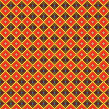 Sorunsuz çok renkli örtüsü modeli