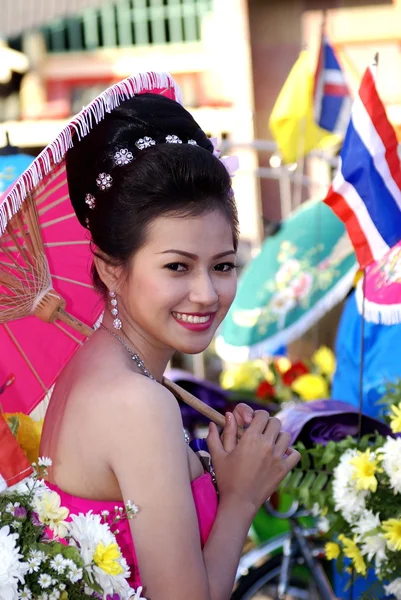 Chiang Rai Flower Festival — Stock fotografie