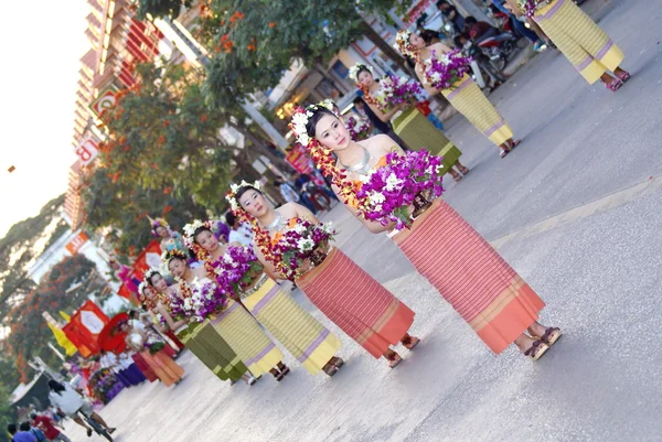 Festiwal kwiatów Chiang Rai — Zdjęcie stockowe
