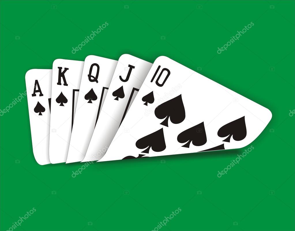 Full hand playing cards