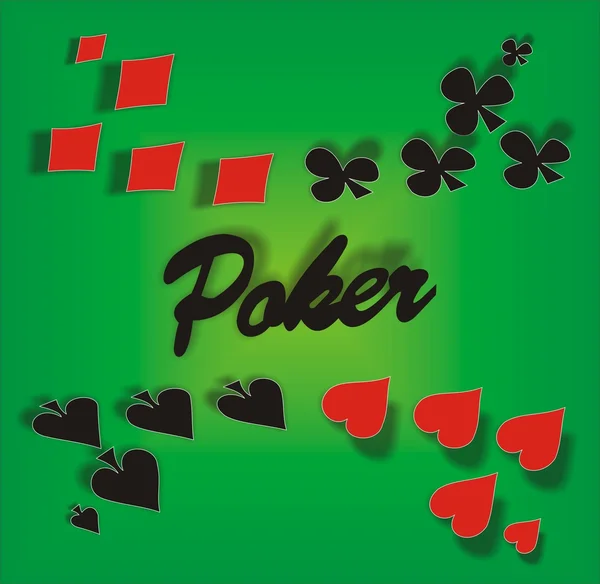 Casinò Poker — Vettoriale Stock