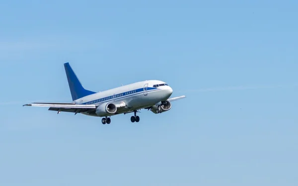 Jet aircraft in the sky — Stock Photo, Image