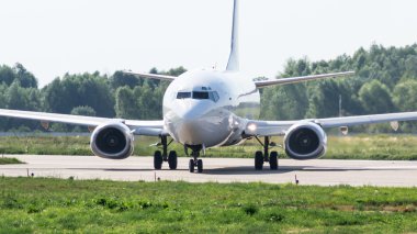 Jet uçağı ön görünümü