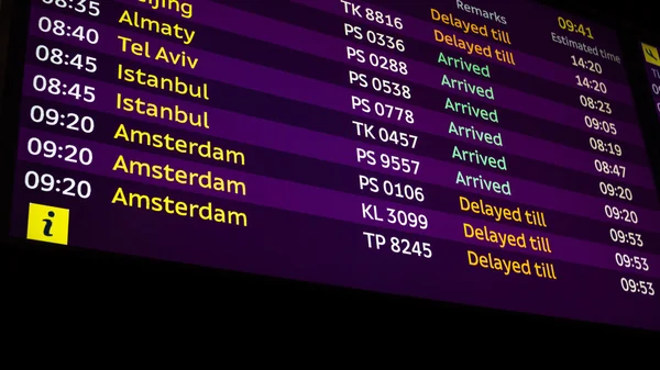 Gecikmeli uçuş Amsterdam bilgi