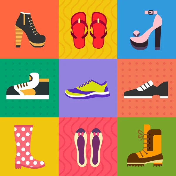 Zapatos para todas las ocasiones — Vector de stock