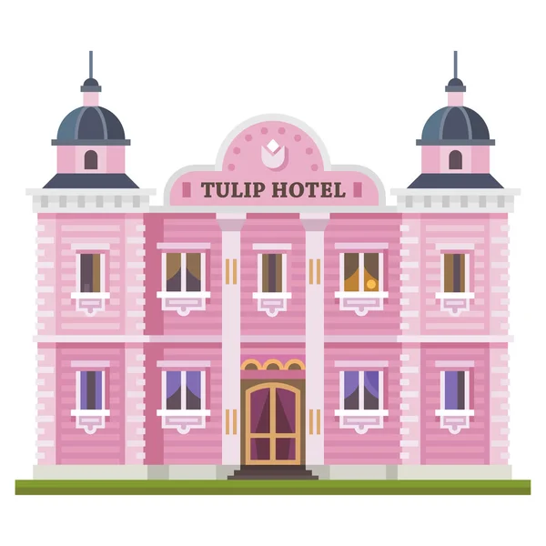 Hotel building — Stock Vector