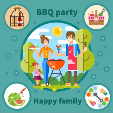Aile Barbekü partisi