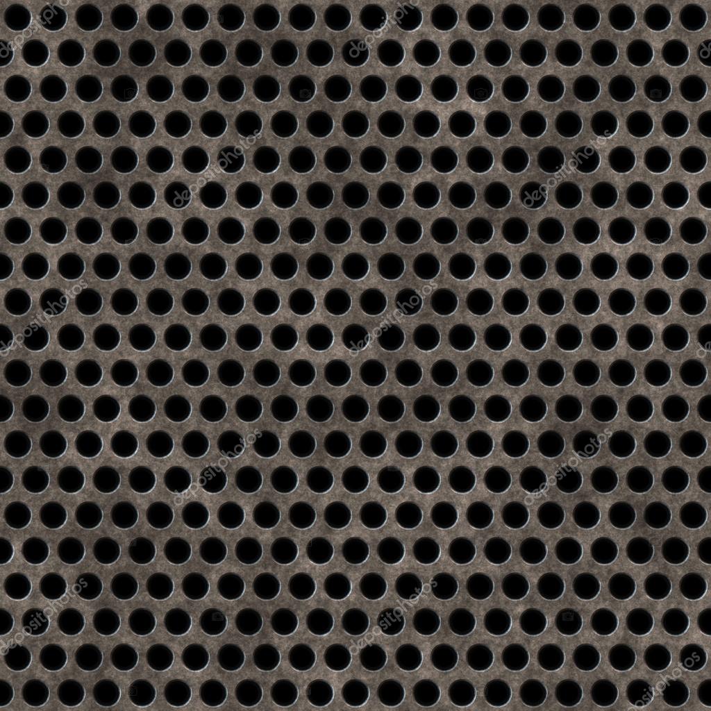 Panel de hierro perforado oxidado sin costuras . — Foto de stock #74647877  © 100502500, image size:1024x1024