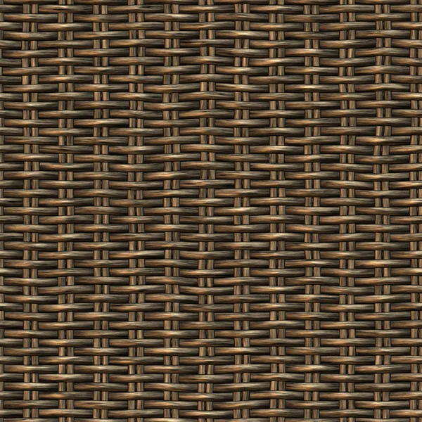 Seamless basket rod texture background. — Stockfoto