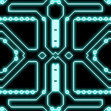 Sorunsuz arka plan elektronik devre, desen portre.