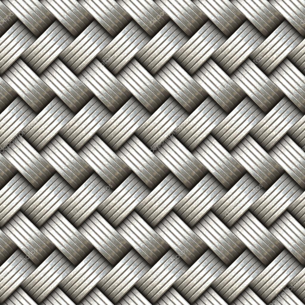 Seamless decorative interweaving metallic surface. A high resolu