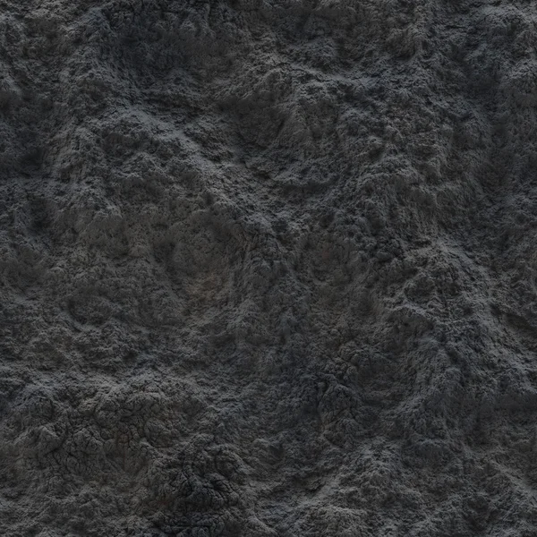 Texture sans couture. Cendres volcaniques éteintes. Moisissure grise. Moondust. Ext. — Photo