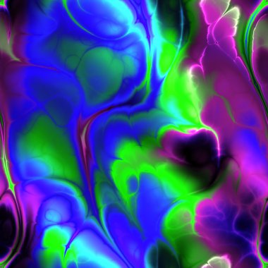 Sorunsuz psychedelic chatoyant arka plan. Renkli Işıksaçan