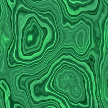Seamless surface of polished malachite. Mineral sectional. A hig clipart