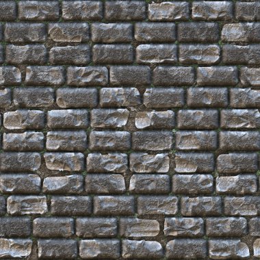 Koyu gri tuğla sorunsuz dokusuna.