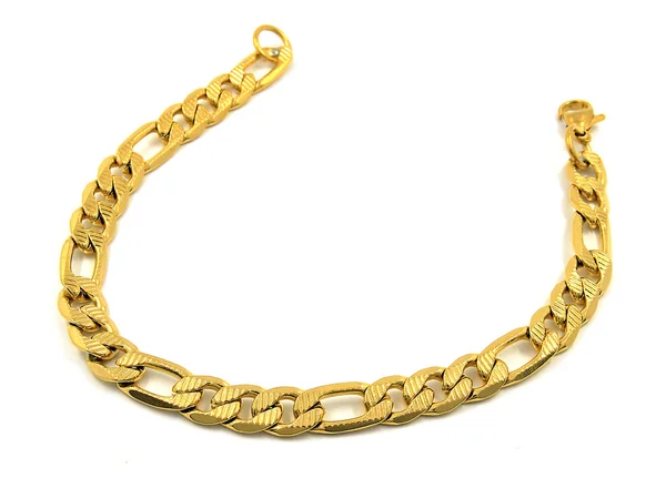 Gouden armband, unisex — Stockfoto