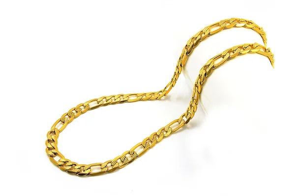 Altın zincir unisex — Stok fotoğraf