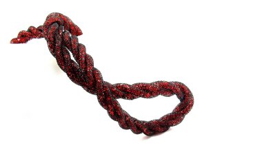 Bayan kolye - beyaz arka plan - Mücevherat crystals ile