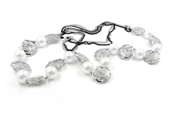 Halskette aus Edelstahl - für Frauen — Stockfoto