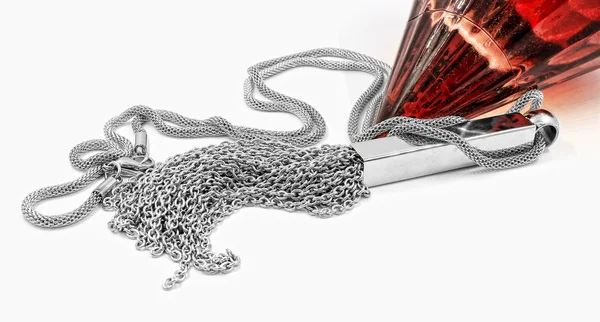 Luxus Halskette für Frauen - Edelstahl — Stockfoto