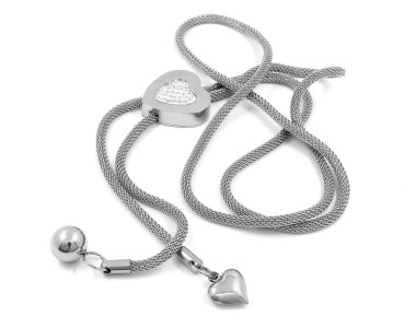 Bayan kolye, cerrahi paslanmaz çelik