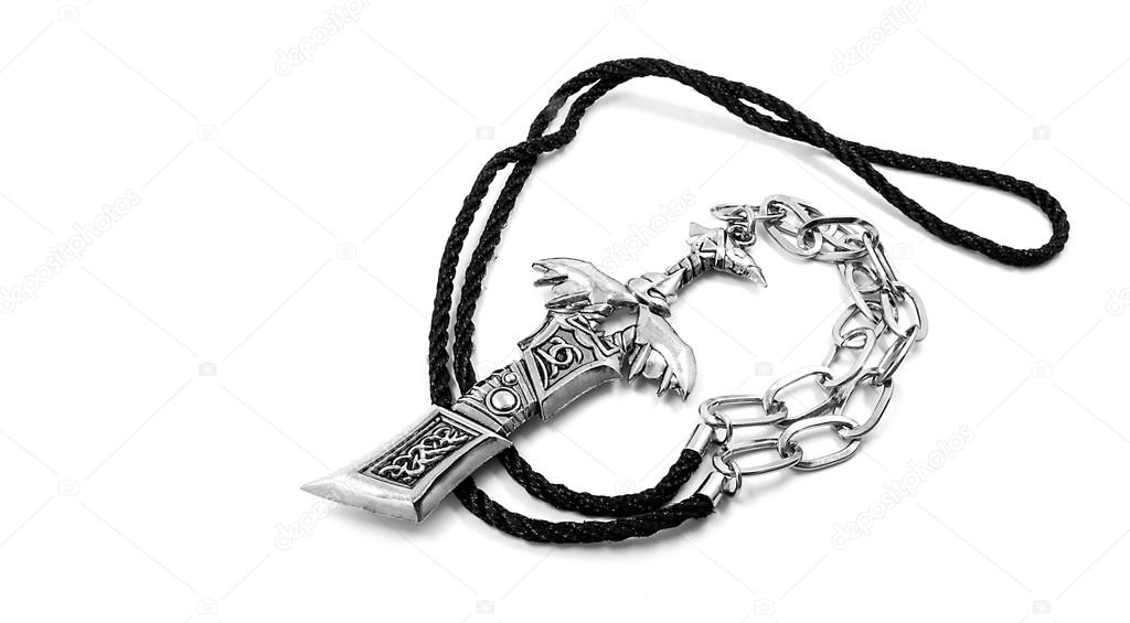 Celtic sword necklace