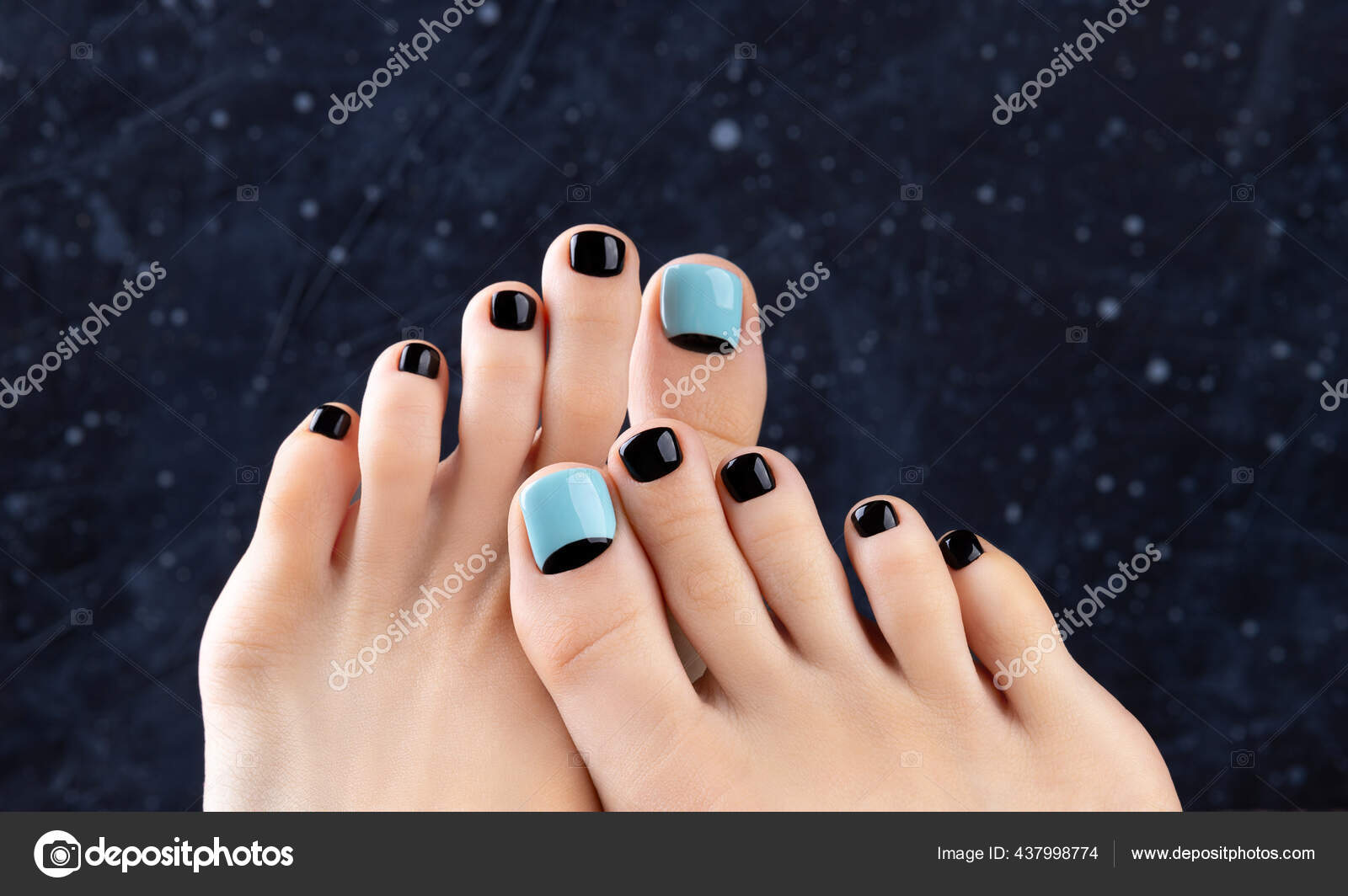 Female Feet with Golden Nail Polish Pedicure. Woman Legs with Glitter  Golden Nail Design on Black Fabric Background Stock Photo - Image of  golden, beautiful: 244801594