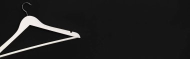 Askılı monokrom şablonu. Düz görünüm kopyalama alanı