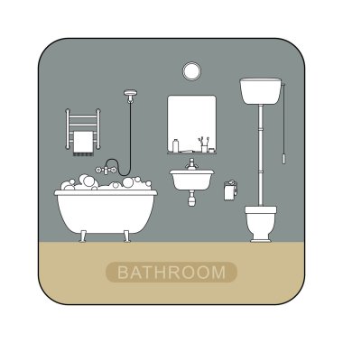 Tuvaletli banyo içi.