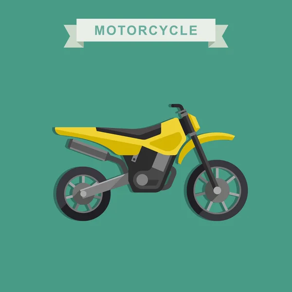 Διάνυσμα motoctoss ποδήλατο. — Διανυσματικό Αρχείο