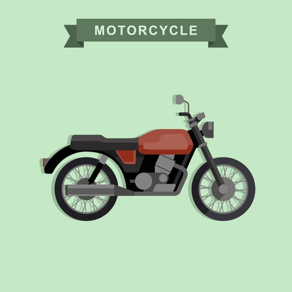 Vector classic bike. — Stock Vector