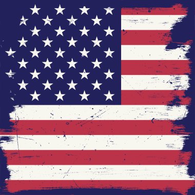 vintage Amerikan bayrağı.