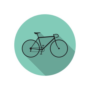Bisiklet vektör simgesi