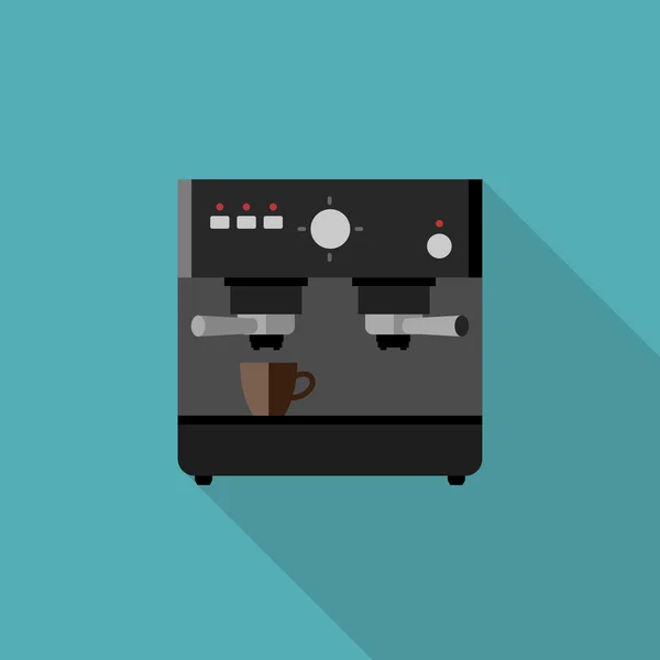 Kaffeemaschinen-Ikone. — Stockvektor