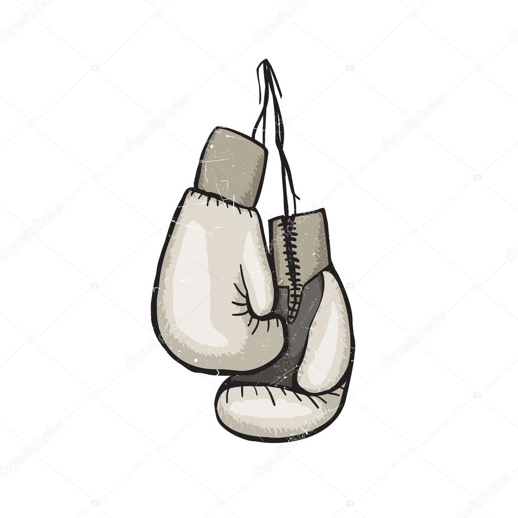Boxing gloves isolated